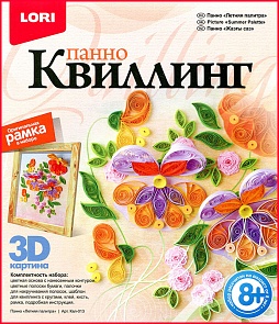 Панно в технике квиллинг Летняя палитра (Лори, Квл-013) Панно в технике квиллинг Летняя палитра (Лори, Квл-013)